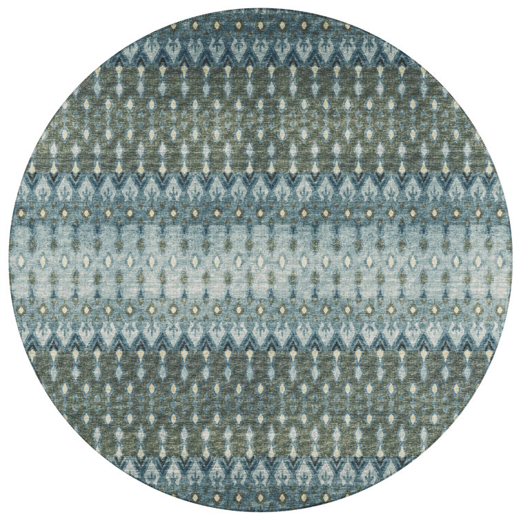 Hemmer Chenille Ikat Indoor / Outdoor Rug