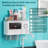 Wall-Mounted Automatic Toothpaste Dispenser With Toothbrush Holder, Grey