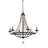 Tyzer 6 - Light Dimmable Empire Chandelier
