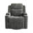 34.84" Wide Soft Chenille Power Recliner Chair with Swivel Function, Double Cup Holders and USB, Type-C Ports-1720364604