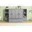 Grand lit escamotable grand - aucun sommier nécessaire, robuste et amp; Peu encombrant avec tablettes, tiroirs et amp; Ports USB