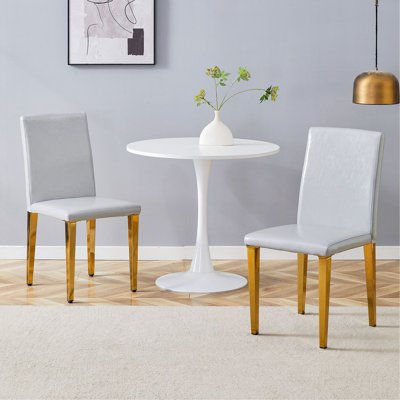 Dining Chairs: 35.4" High, 18.5" Ergonomic Backrest, 17"×16" Sponge Seat,  For Dining Room, Home Office & Living Space, Stylish & Comfortable.