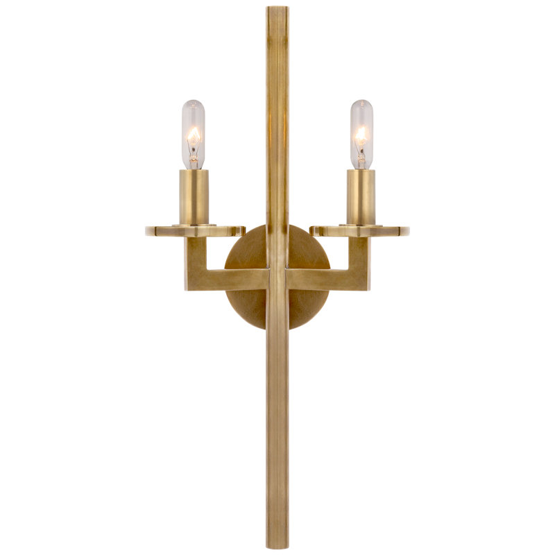 Liaison 2 - Light Wallchiere, Antique Burnished Brass