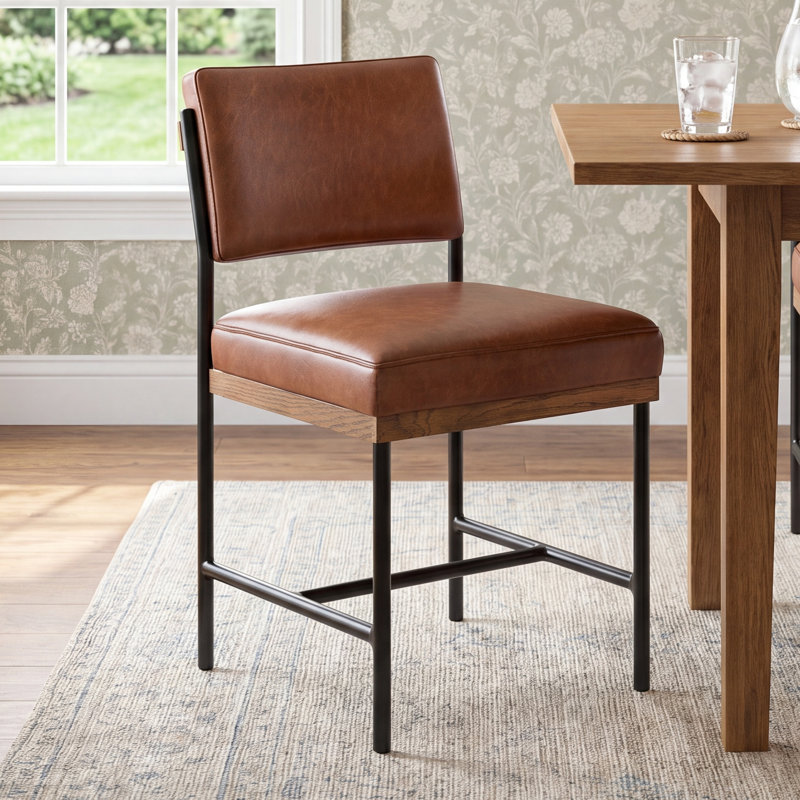Popovich Dining Chair-Savile Flannel, Fayette Cloud