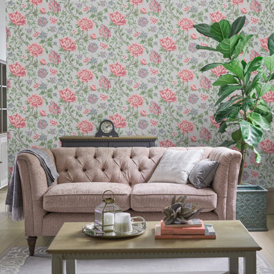 Laura Ashley Tapestry Floral Wallpaper Roll