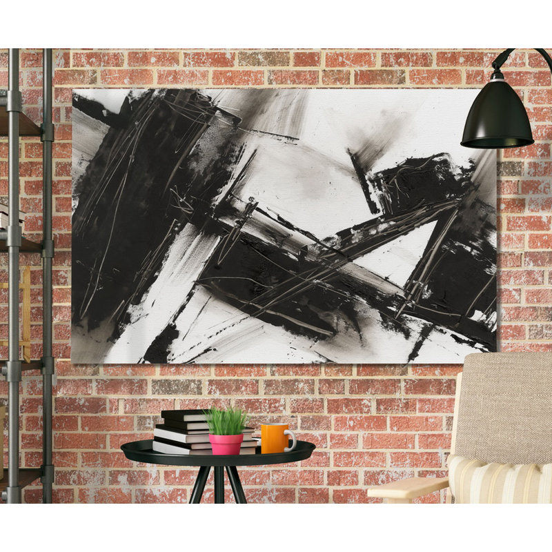 " Diagonal Matrix II ", 12" H x 18" W x 1.5" D, Wrapped Canvas
