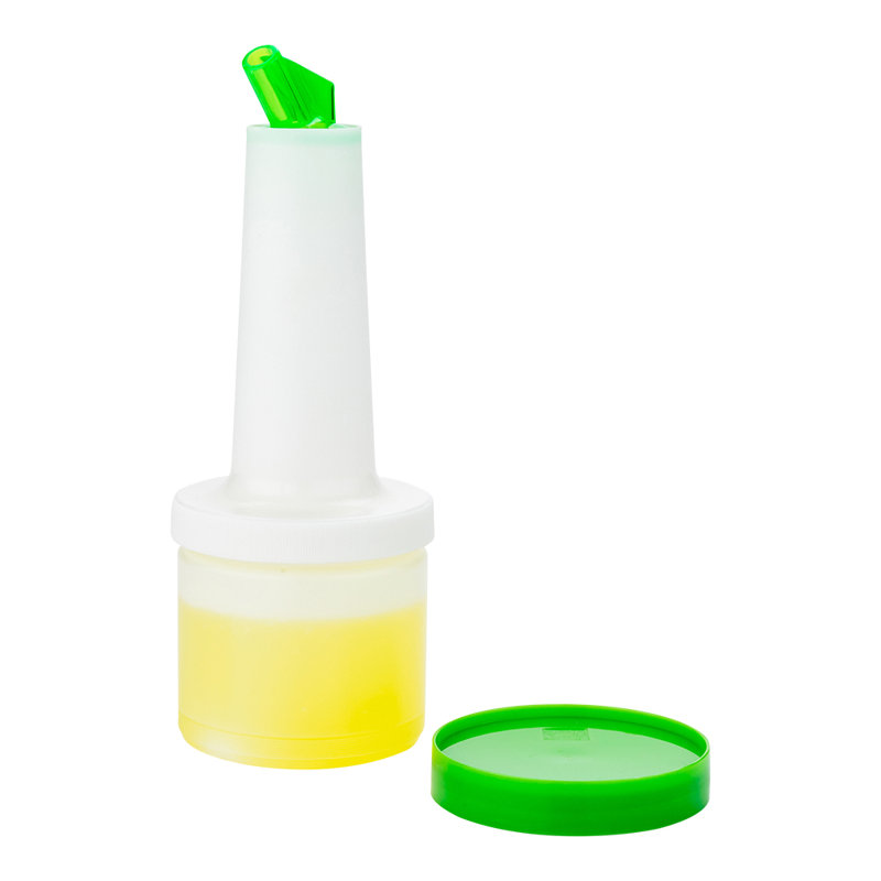 Boîte de 16 oz. Cadence Bar Lux Bouteille en plastique avec couvercle, Vert