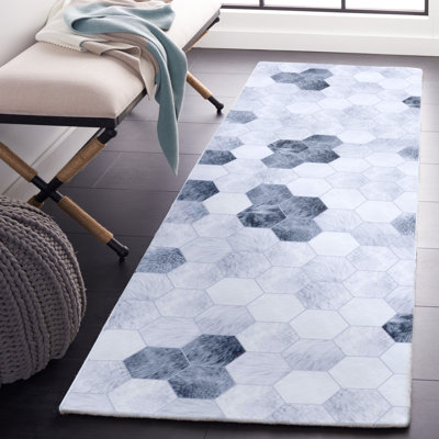 Brehea Performance Machine Washable Geometric Rug