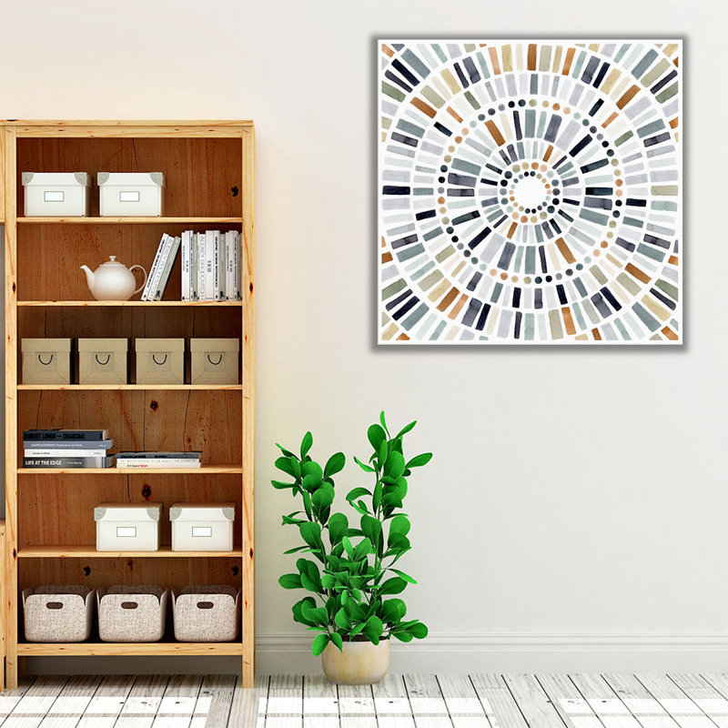 Concentric Tones I - reproduction d'art sur toile, H 12 po x l 12 po