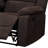 Madden Brown Chenille Motion Sofa