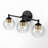 3-Light Bathroom Dimmable Vanity Light，Broken glass design-334879781