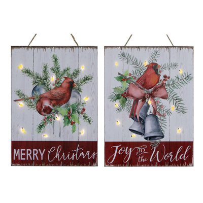 Christmas Bird Banners