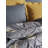 100% Cotton Ranforce Quilt Cover Set, Grey | Includes 78.7 x 78.7 inches Duvet Cover & 31.5 x 31.5 inches Pillowcases (2 Pieces) | Reactive Printing, Machine Washable, Button Closure for Easy Use-105528483