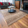 Digit Striped Shag Area Rug