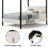 Casondra Upholstered Metal Canopy Bed