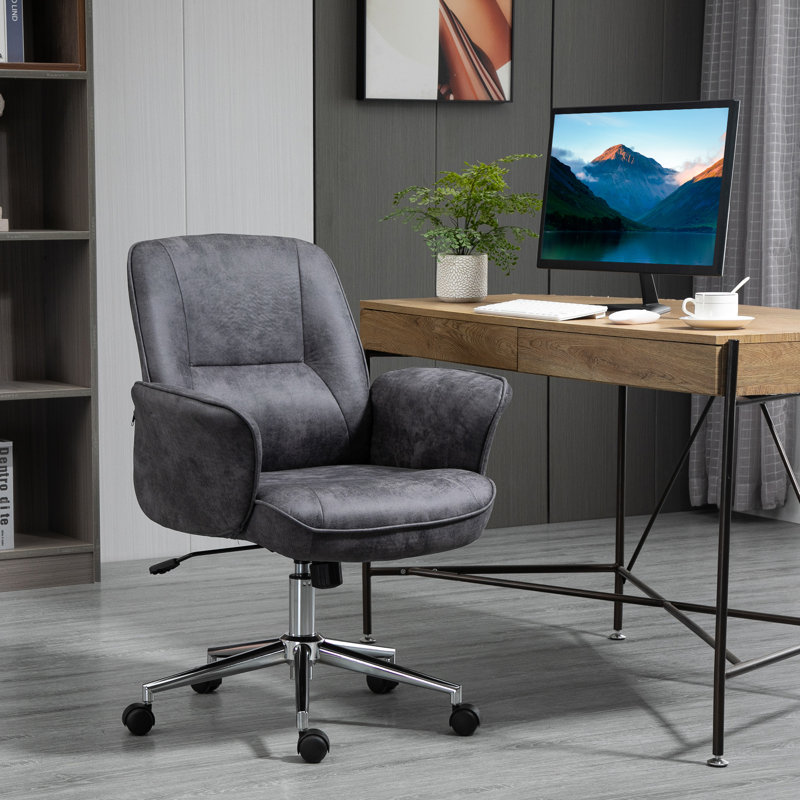 Lolarose Office Chair, Dark Gray