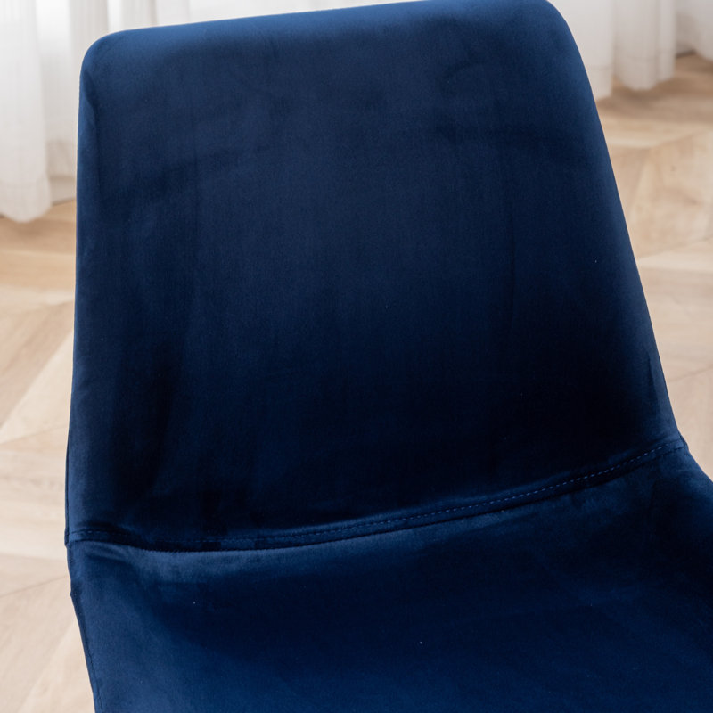 Ensemble de salle à manger Aufurr, Bleu, 3 pièces: table, 2 chaises