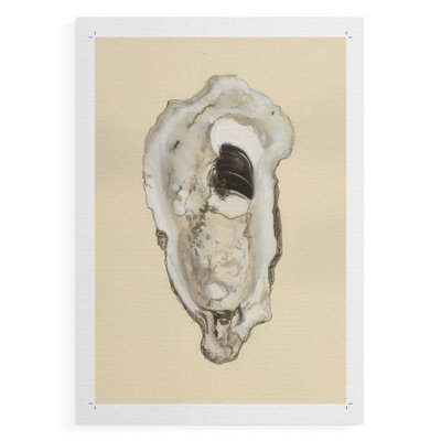 Huîtres sépia III - impression sur toile seulement - non encadrée