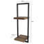Derik Teak Solid Wood Floating Shelf