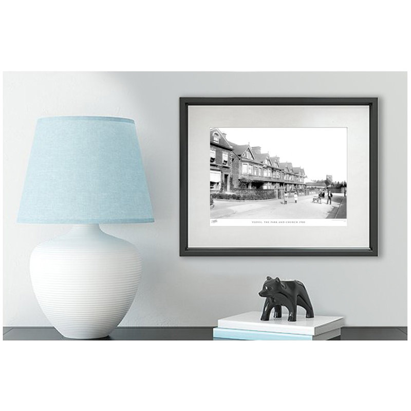 Yeovil, The Park And Church 1900 - Single Picture Frame Print, 40cm H x 50cm W x 2.3cm D