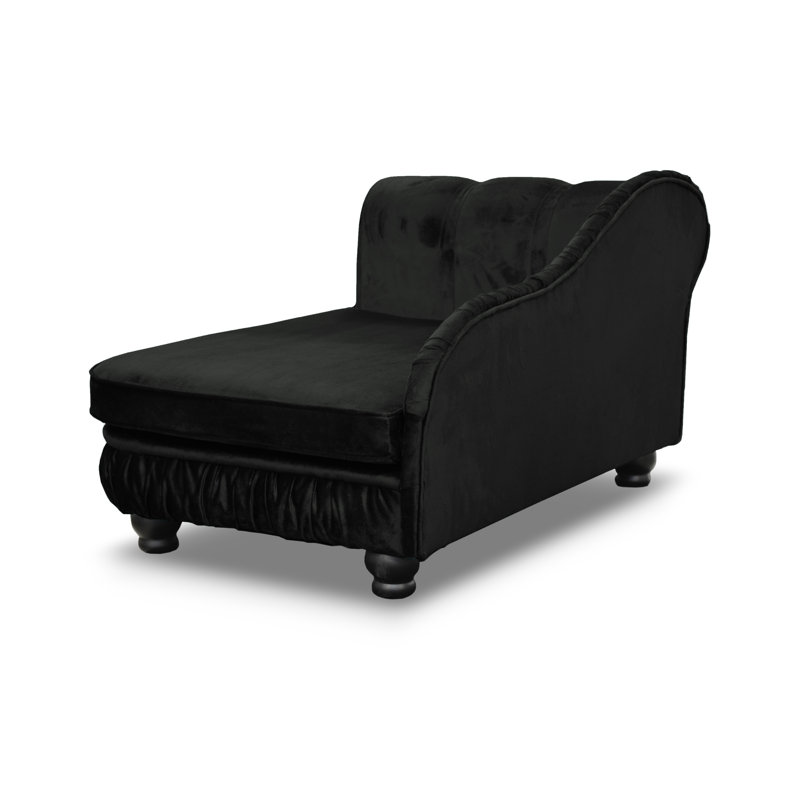 Alana Polyester Pet Bed, Matt black