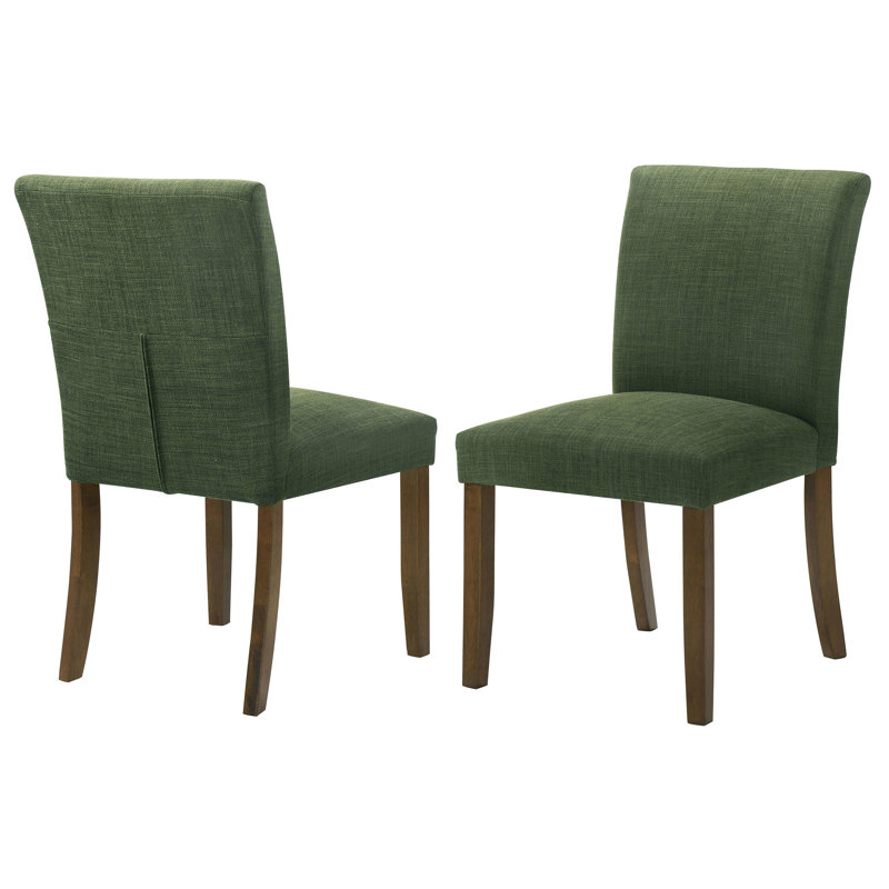 Cathcart Upholstered Dining Side Chair Green, Green