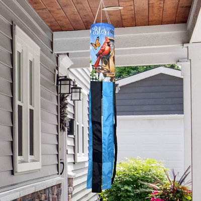 Bless This Home Cardinal Windsock