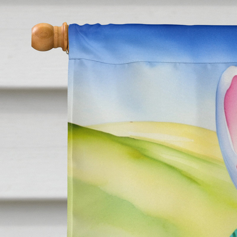 Easter Egg Hunt Double Sided 40'' H x 28'' W Polyester Easter House Flag