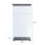 Vitrine en verre avec DEL, noir, vitrine trempée noire l 14,43 po x L 31,76 L 63,39 H, capacité de poids de tablette de 15 livres