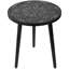 Table de bout à 3 pieds en bois massif