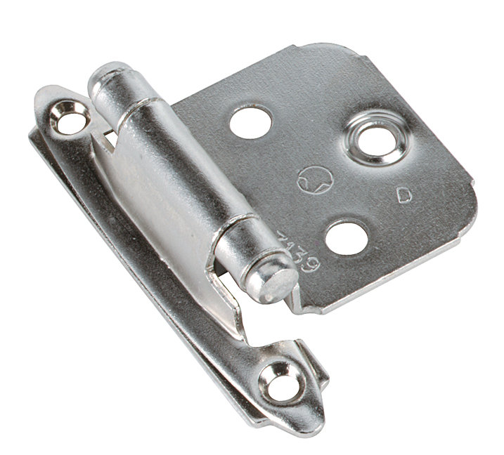 3" Face Mount Hinge, Nickel