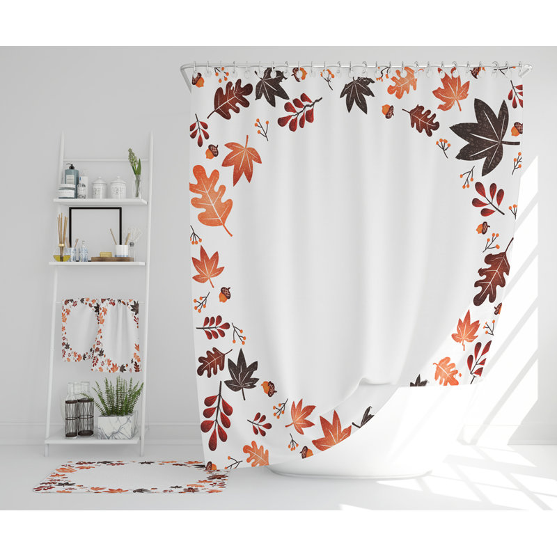 Nayleen Polyester Shower Curtain Set