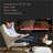 Electric Fireplace | 50” Recessed/Wall Mounted with Remote, 1500W Heater, Adjustable Flame | Black Steel-142413135