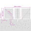 100cm H x 5000cm W Metal Border Fencing