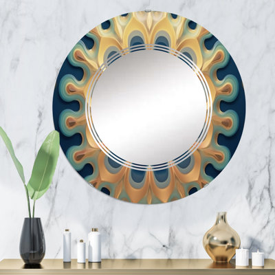 Naretha - Miroir mural moderne rond