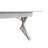 Eternity Rectangular Solid Pine Farm Dining Table with Folding X-Style Legs-88870829-88870828