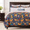 Ensemble de housse de couette réversible en microfibre brossée Chanasya