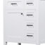 Ensemble de meuble-lavabo simple 30,01 po avec plateau en bois manufacturé Amree-823071758