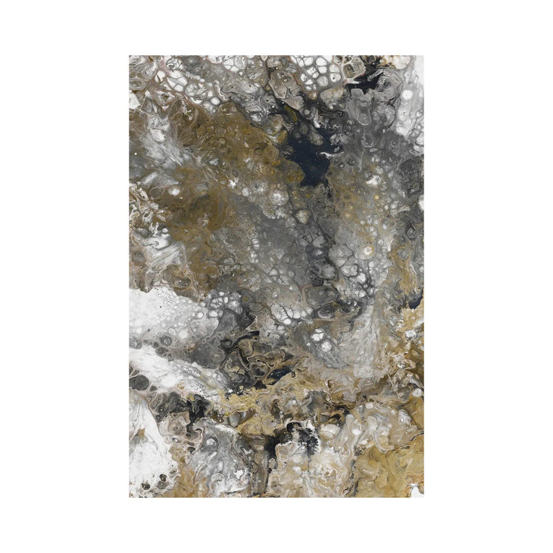 Fluid Ink IV by Angel Estevez - Wrapped Canvas Painting, 20.32 cm H x 30.48 cm W