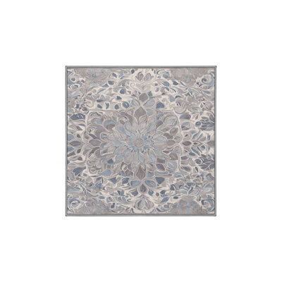 Machine Washable Grey Area Rug