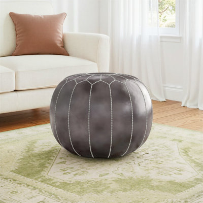 Innis Vegan Leather Ottoman