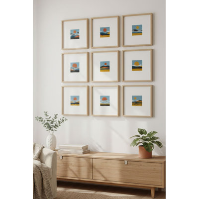 Atherton Decorative Framed MDF Painting