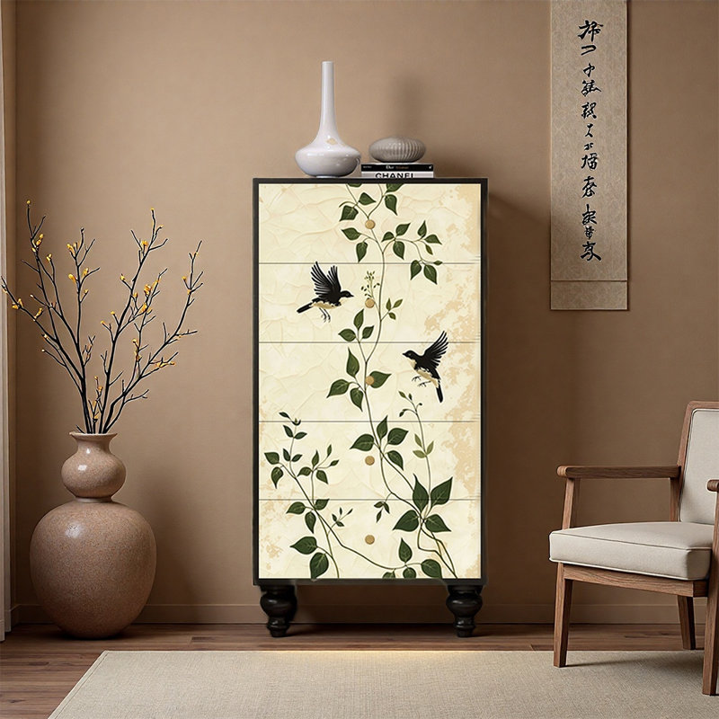 Armoire de rangement spacieuse en pin