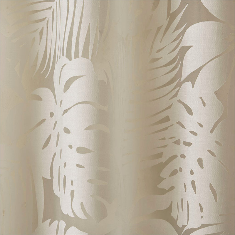 Palm Leaf Burnout Window Sheer 50x95"