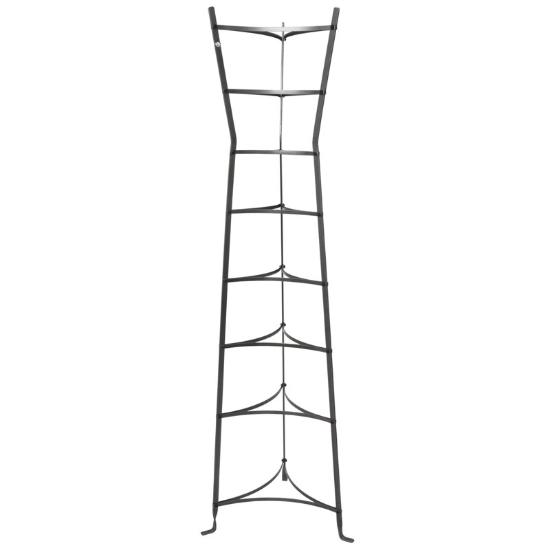 Hammered Steel 8-Tier Hourglass Cookware Stand
