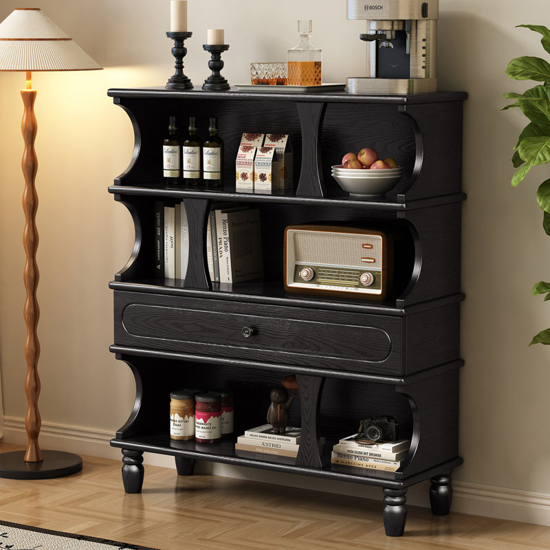 Armoire de rangement murale intégrée, Brun