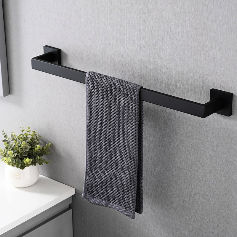 Matte Black Bathroom Accessories - 4 Pieces, Made Of 304 Stainless Steel, Rust-, Modern Style, Simple Installation For Various Areas Hardware Compilation Design, Effortless Multiple