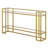 Uriel 132.08cm Glass Top Console Table-53691470