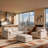 6-Piece Chenille Cloud Sectional Couches, Oversized Corner Sectional Sofa, Beige-827397211-827397191