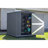 Elite Steel Storage Shed, 6X6, Anthracite-67124310